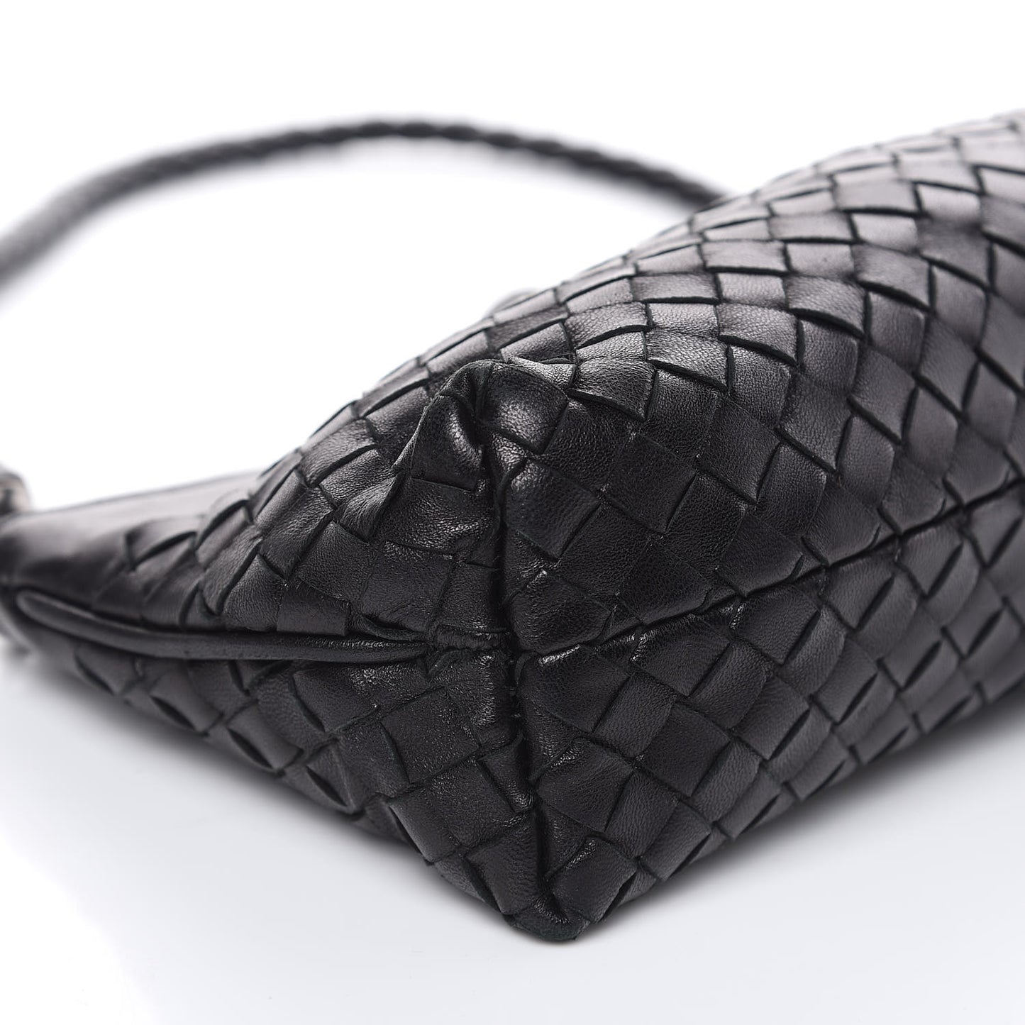 Nappa Intrecciato Mini Shoulder Bag Black