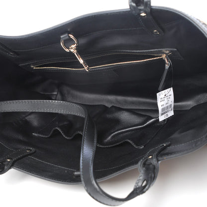 Gucci Calf Hair Zebra Print Medium Craft Tote Black 6 of 10