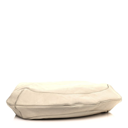 Gucci Calfskin Peggy Bamboo Top Handle Hobo Ivory 4 of 23