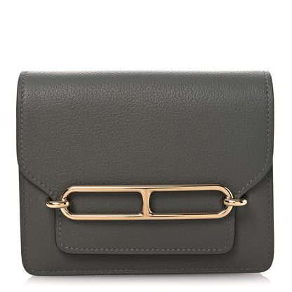 Hermes Evercolor Roulis Slim Wallet Gris Meyer 1 of 9