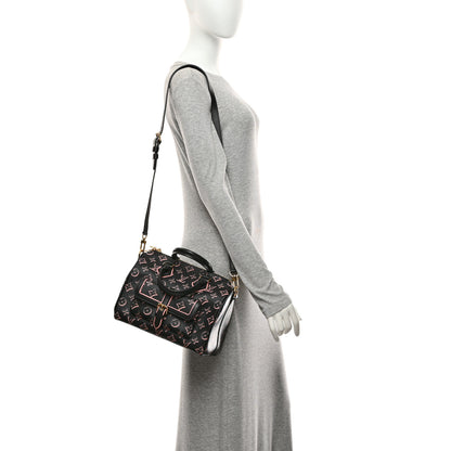 Louis Vuitton Monogram Fall for You Speedy Bandouliere 25 Black 2 of 9