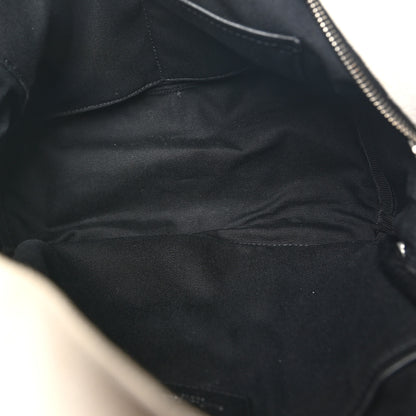 Saint Laurent Canvas Rive Gauche City Backpack White Black 5 of 10