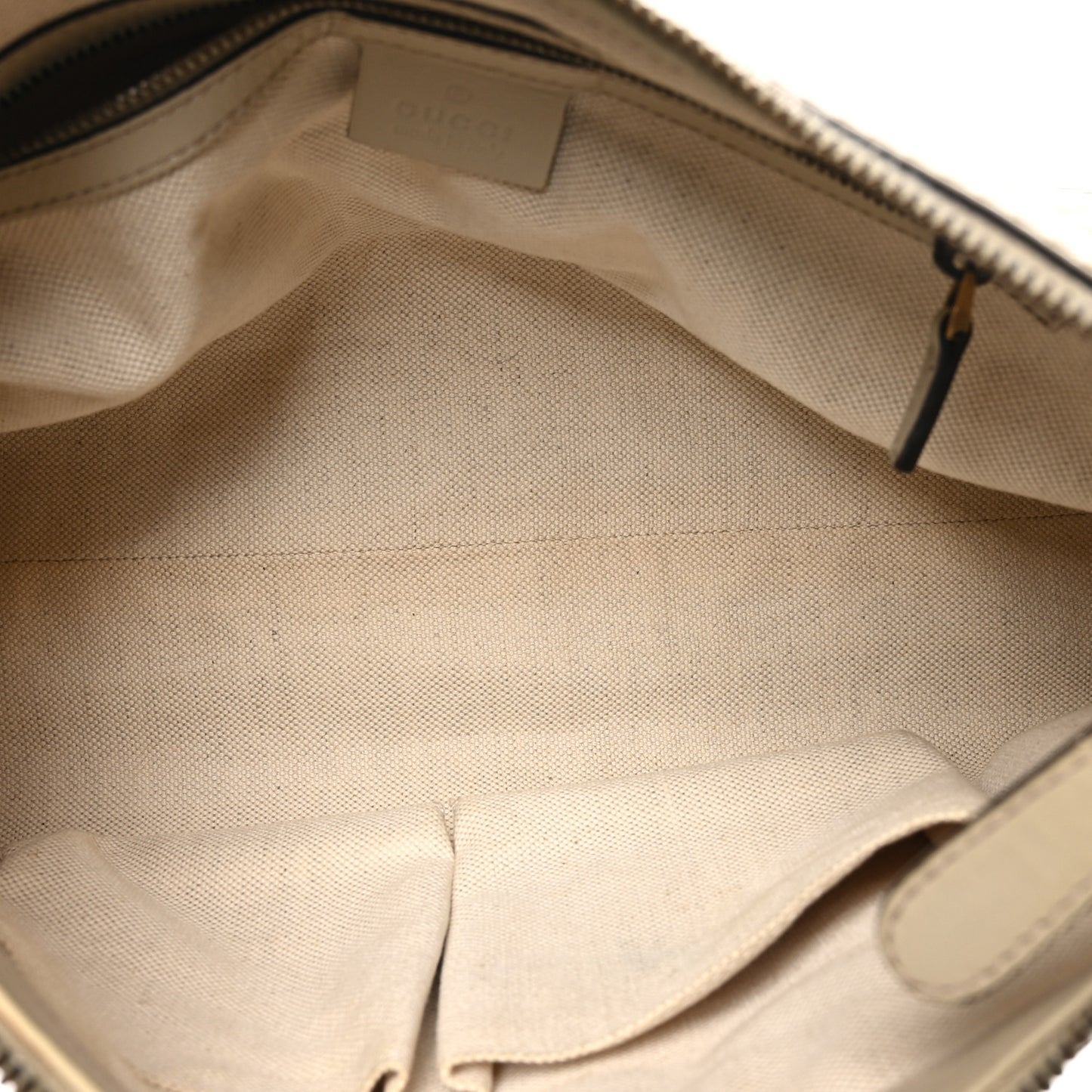 Guccissima Small Scarlett Studded Interlocking G Hobo Off White