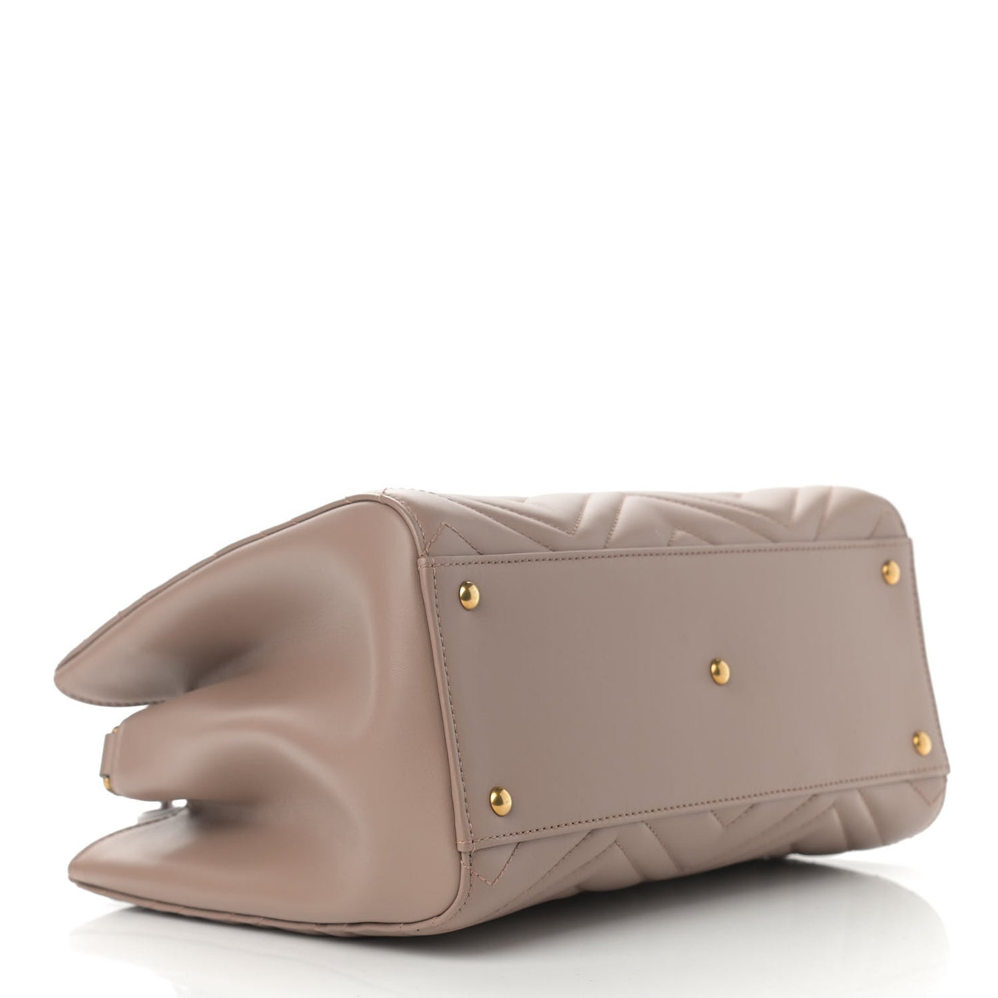 Calfskin Matelasse Small GG Marmont Tote Porcelain Rose