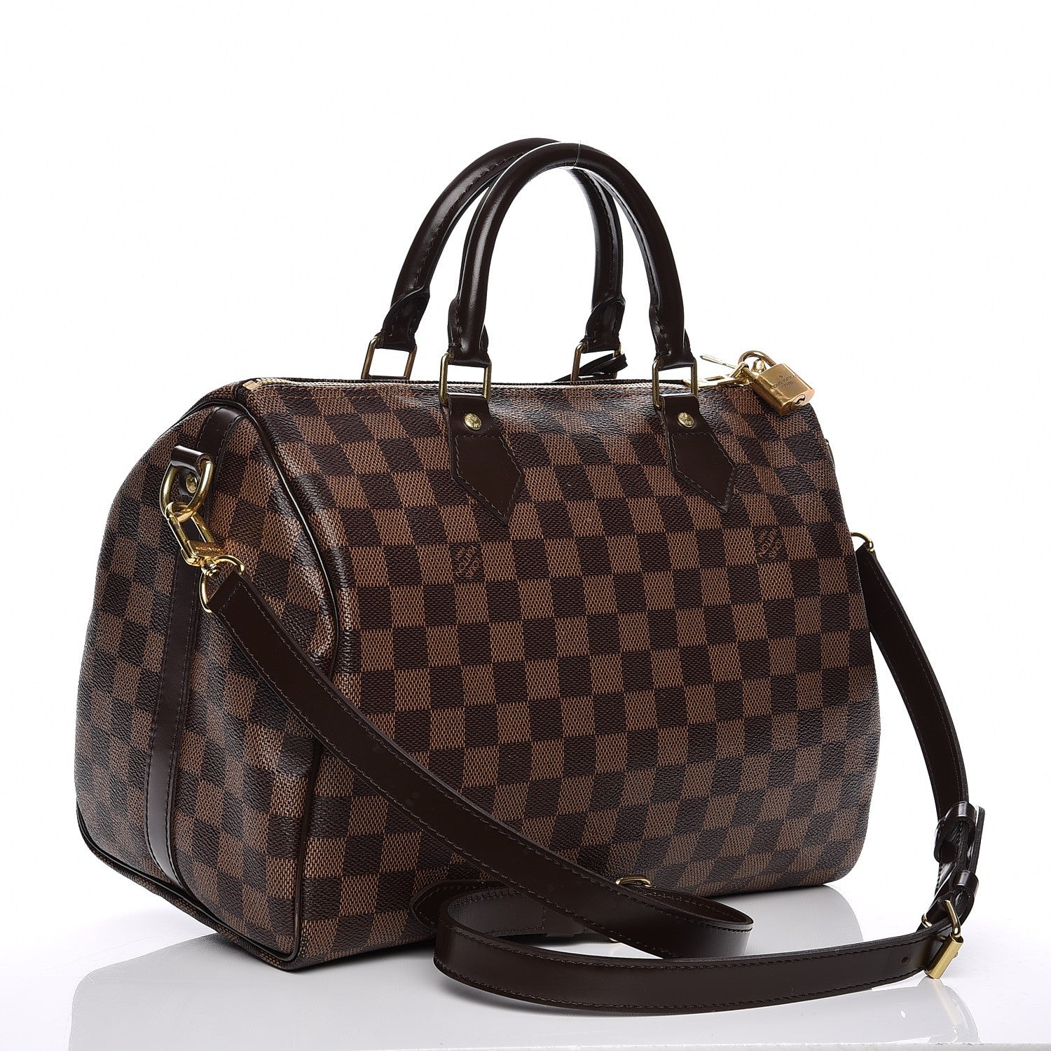 Louis Vuitton Damier Ebene Speedy Bandouliere 30 4 of 14