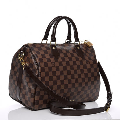Louis Vuitton Damier Ebene Speedy Bandouliere 30 4 of 14