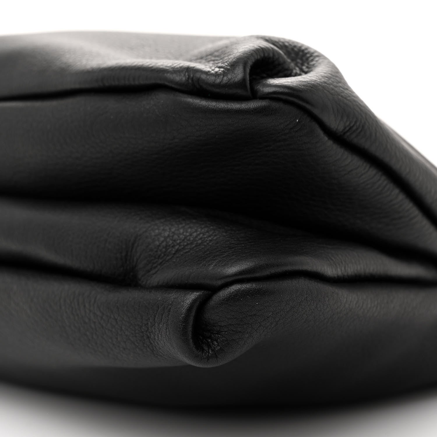 The Row Grained Calfskin Bourse Clutch Black 9 of 9