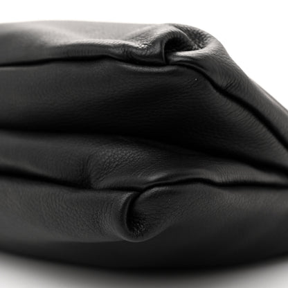 The Row Grained Calfskin Bourse Clutch Black 9 of 9