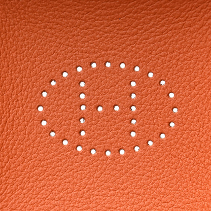 Hermes Taurillon Clemence Mises et Relances Change Tray Potiron Fauve 7 of 8