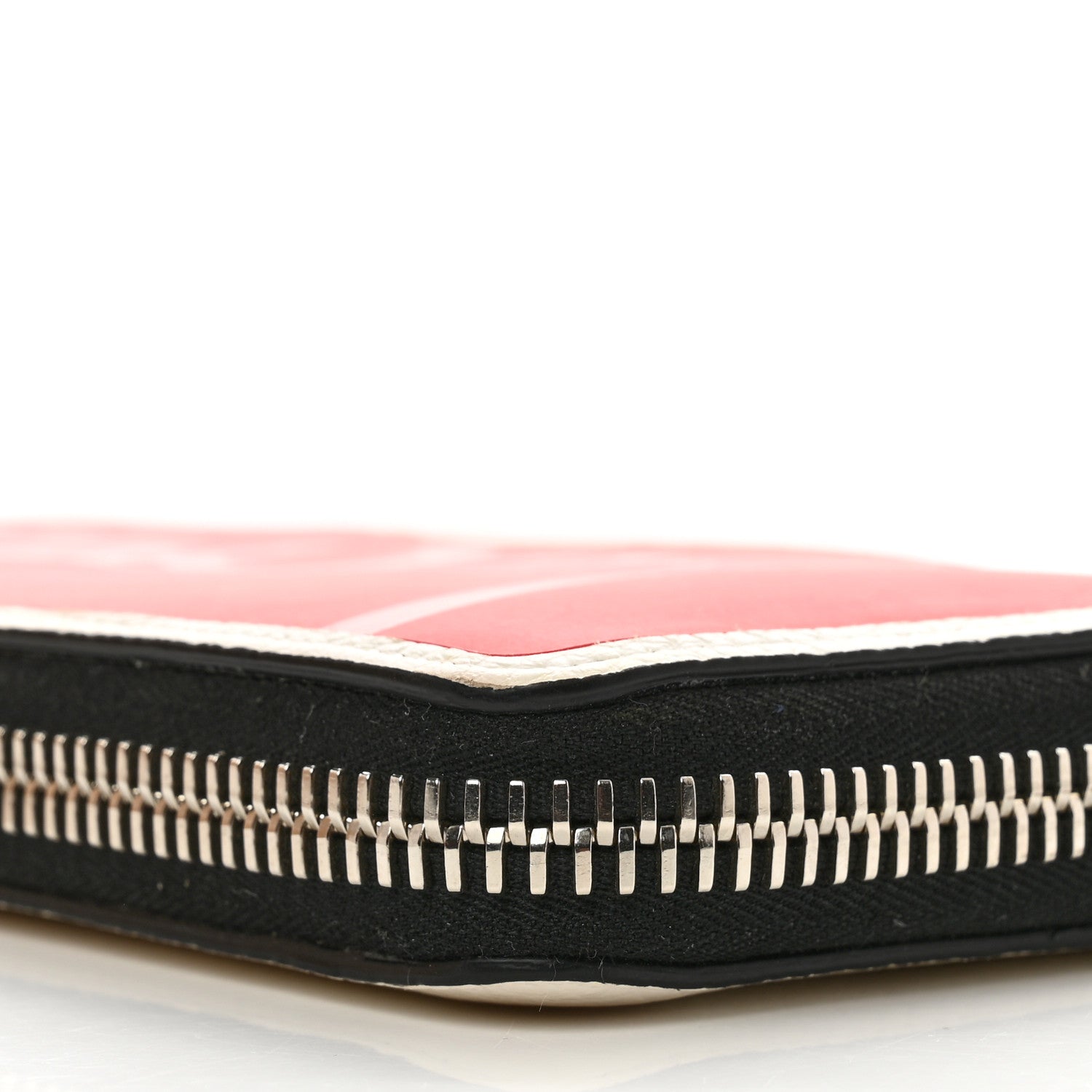 Christian Louboutin Calfskin Panettone Zip Around Wallet Loubi Snow 8 of 10