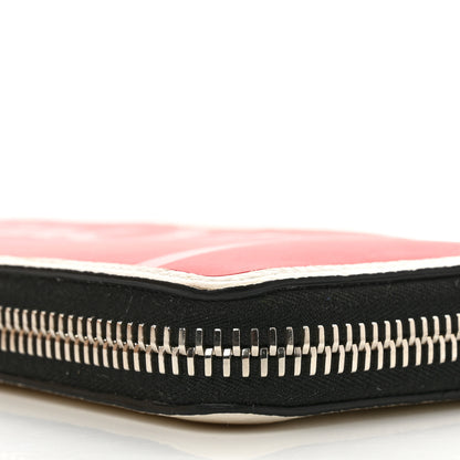 Christian Louboutin Calfskin Panettone Zip Around Wallet Loubi Snow 8 of 10