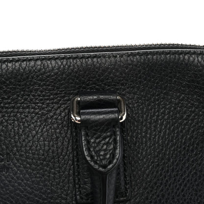 Gucci Pebbled Calfskin Briefcase Black 12 of 13