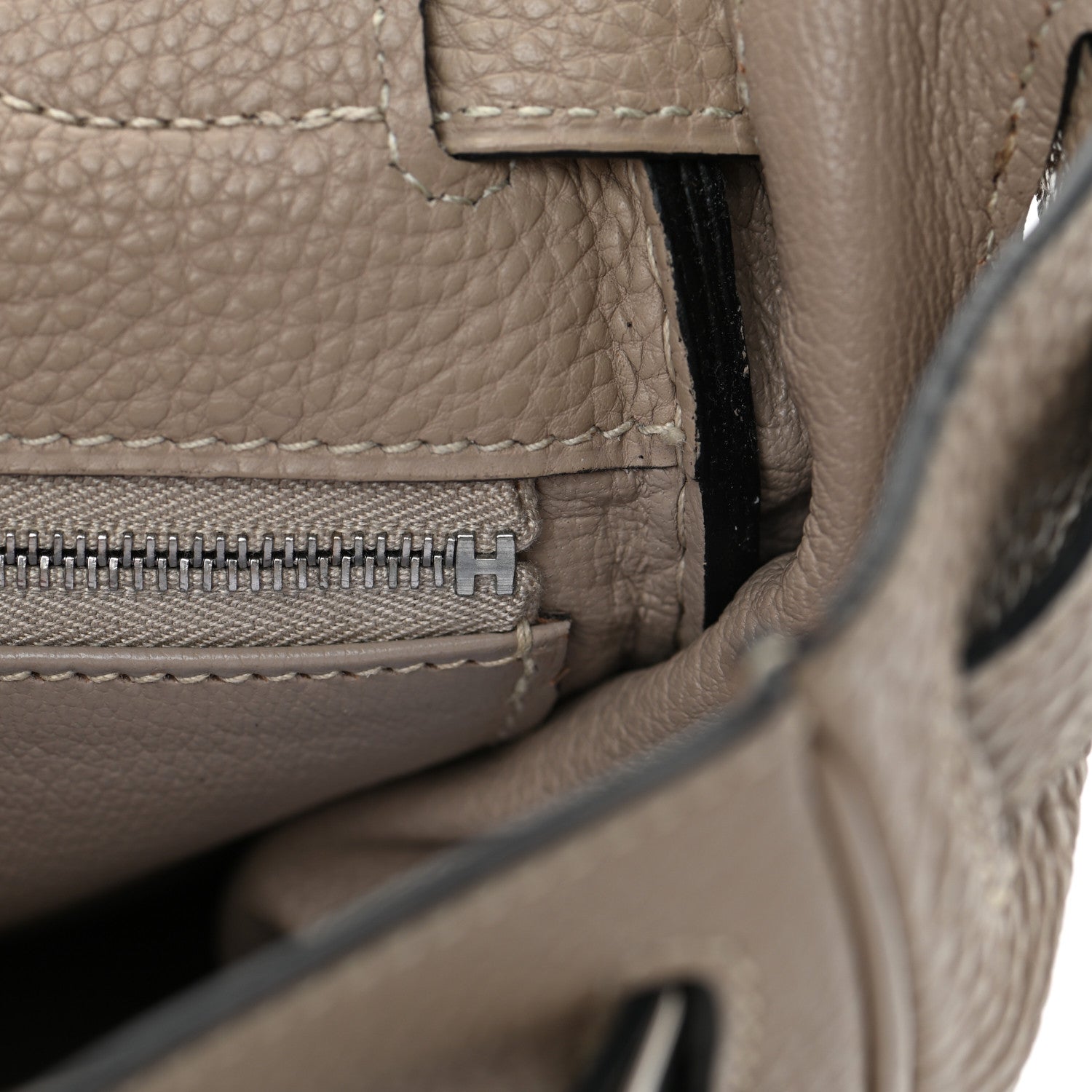 Hermes Taurillon Clemence Kelly Retourne 28 Gris Tourterelle 20 of 43