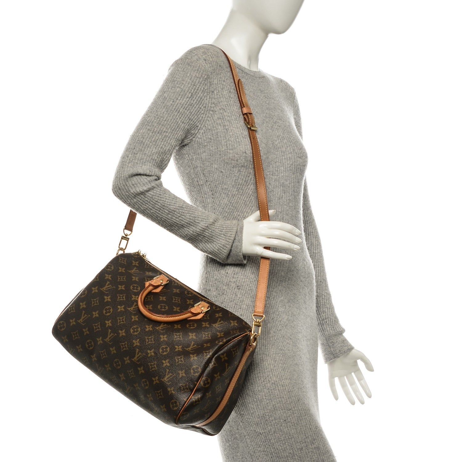 Louis Vuitton Monogram Speedy Bandouliere 35 2 of 9