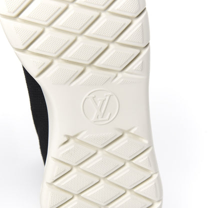 Louis Vuitton Stretch Fabric LV Black Heart Sock Sneaker 36 Black 6 of 8