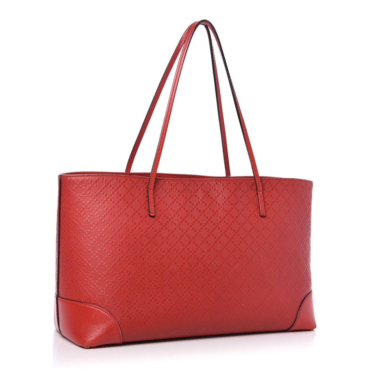 Hilary Lux Bright Diamante Medium Shopper Tote Tabasco