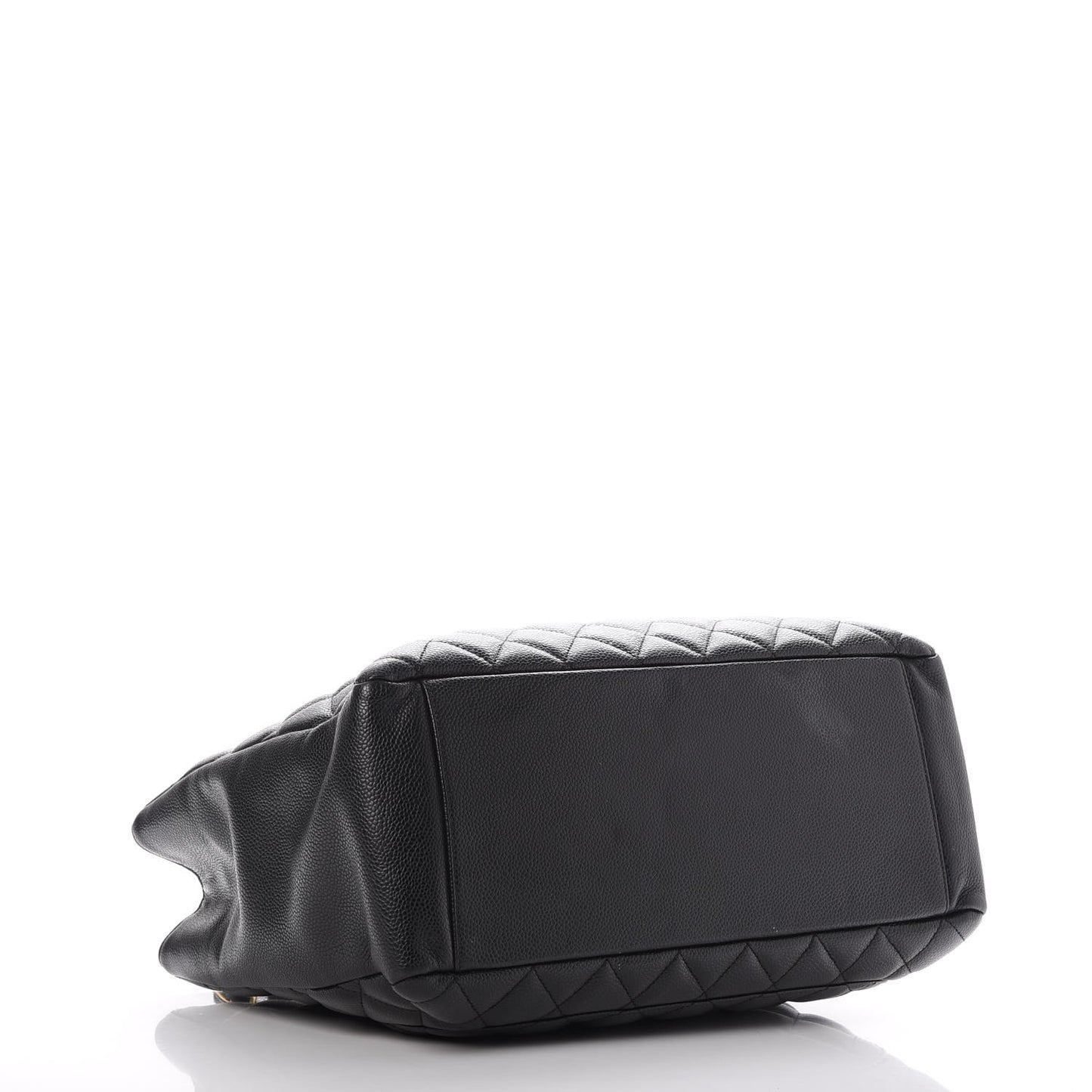 Caviar Quilted Grand Shopping Tote GST Black
