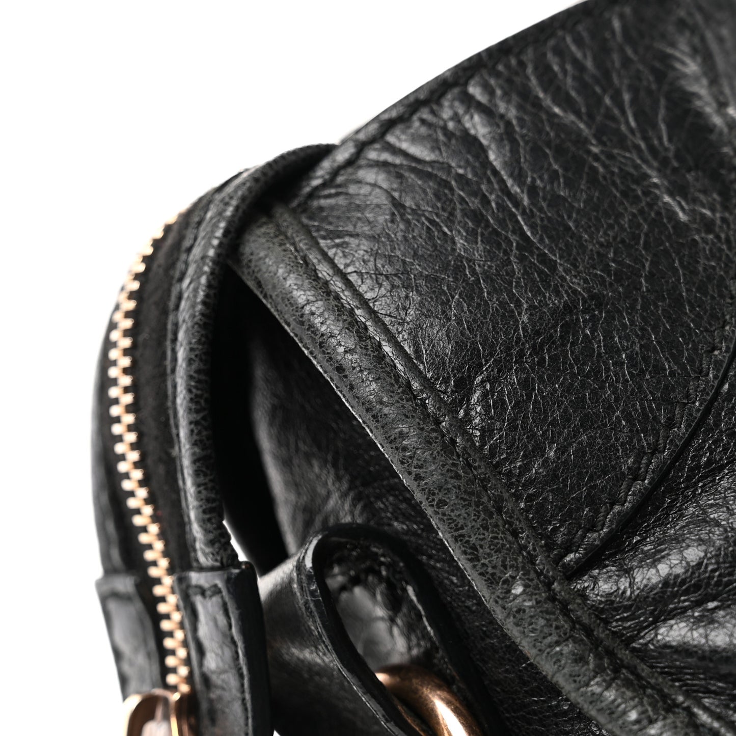 Agneau Giant 12 Rose Gold Hardware City Black