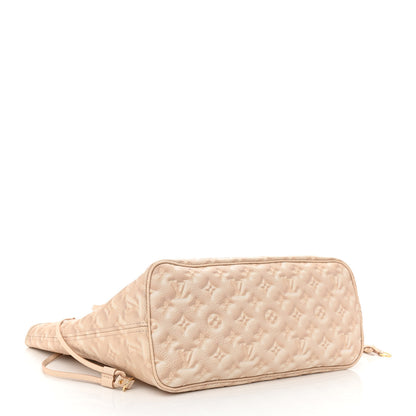 Louis Vuitton Empreinte Monogram Summer Stardust Neverfull MM Beige Clair 5 of 9