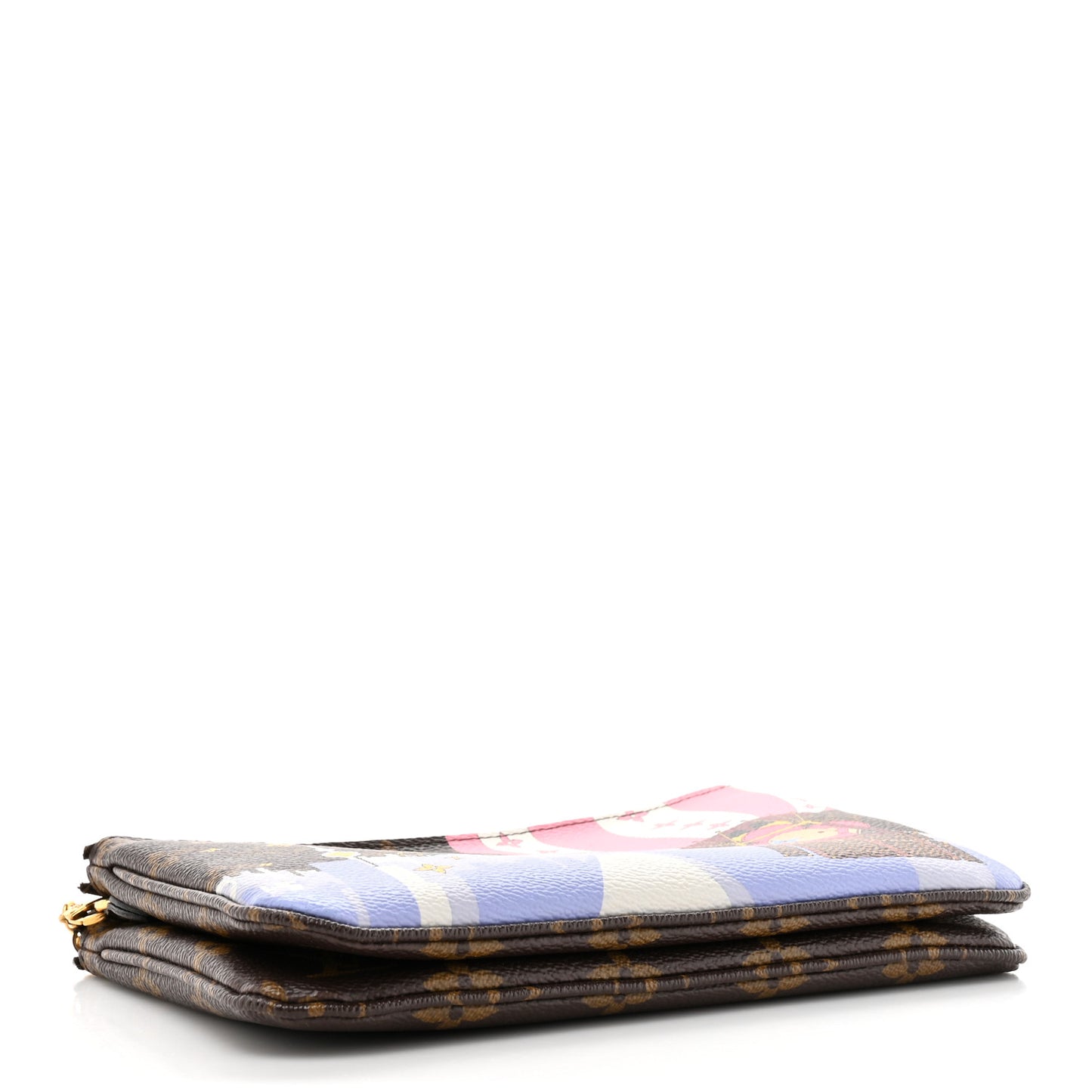 Monogram 2019 Christmas Animation Double Zip Pochette