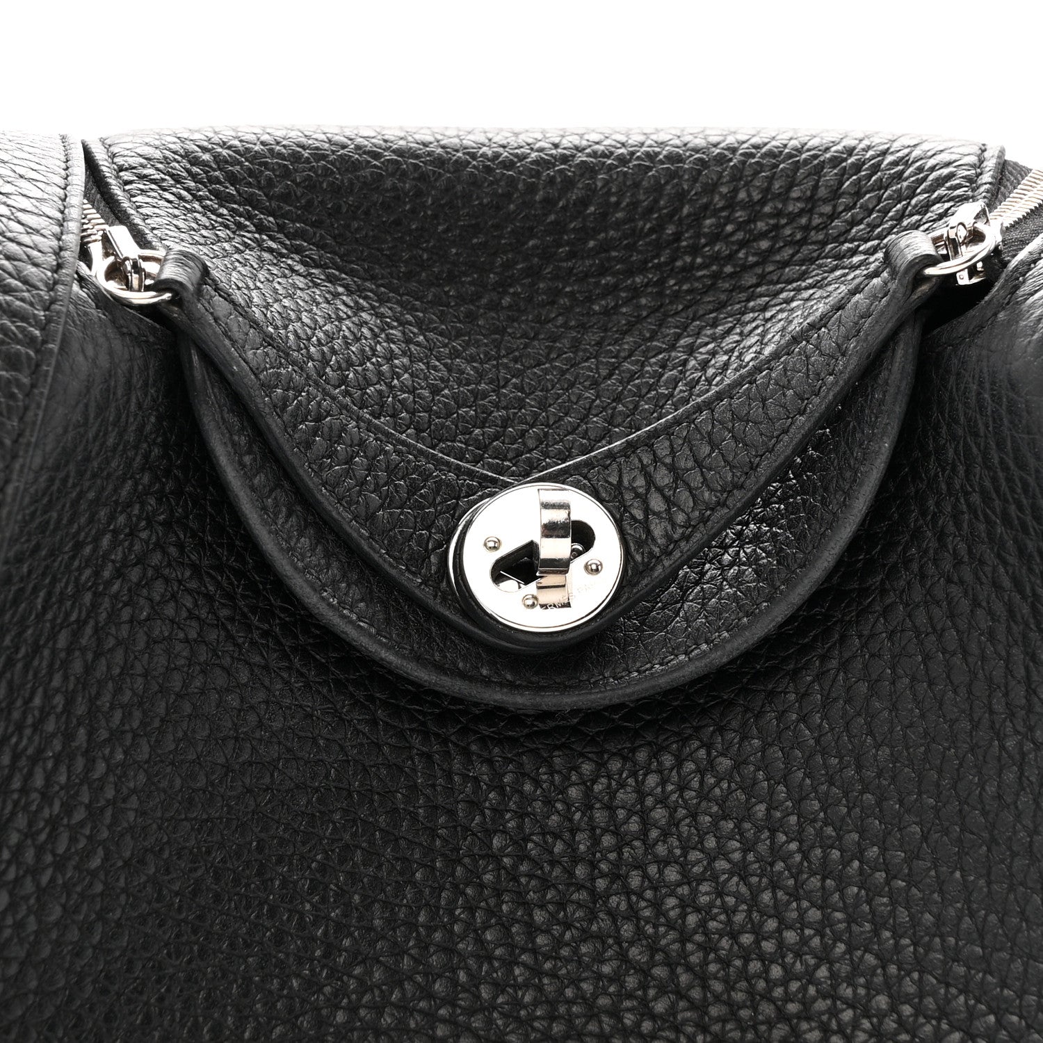 Hermes Taurillon Clemence Mini Lindy 20 Black 8 of 14