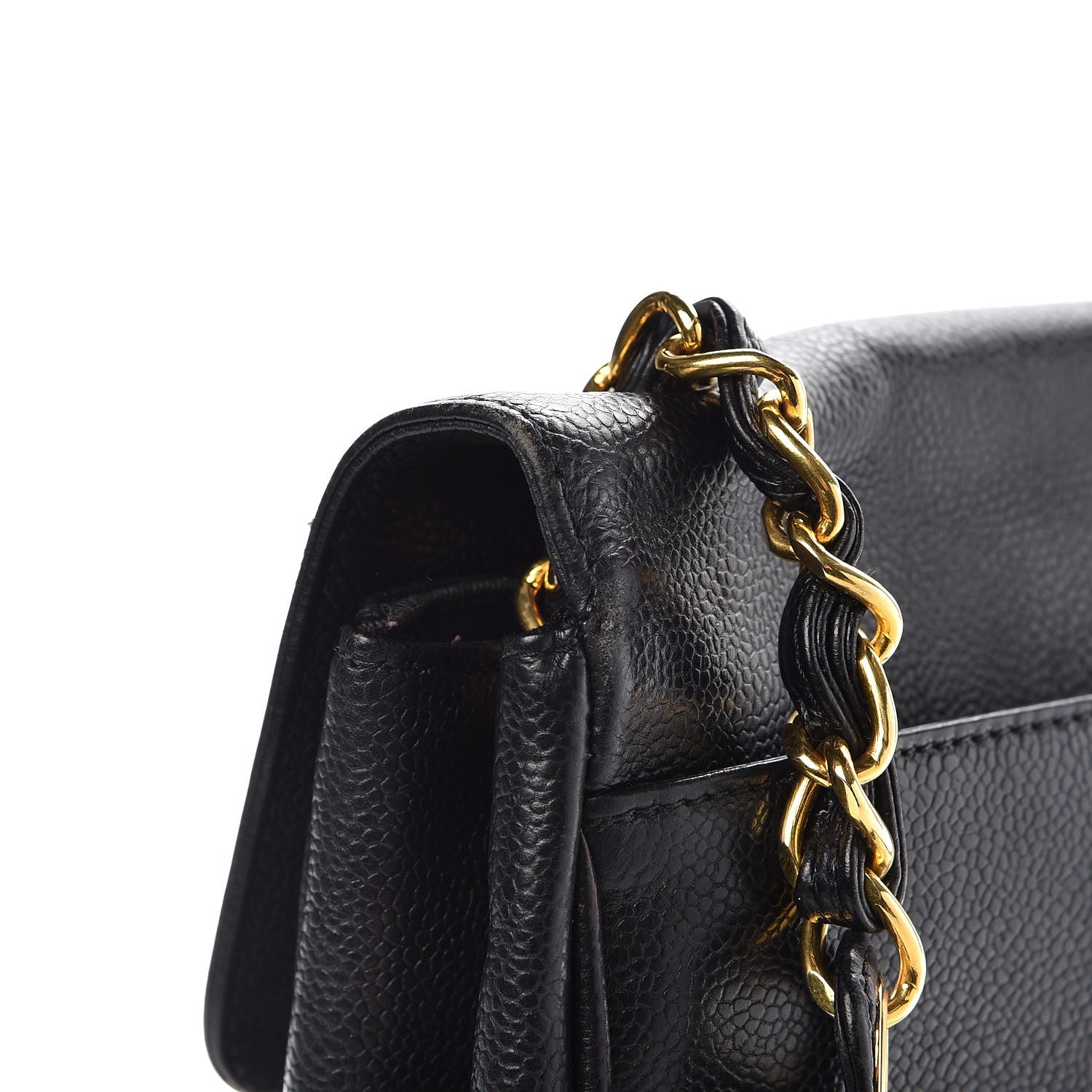 Chanel Caviar CC Shoulder Bag Black 12 of 15