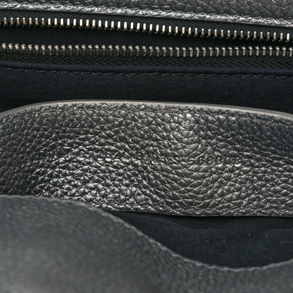 Balenciaga Metallic Calfskin LED Logo Projector Top Handle Bag Silver 7 of 14