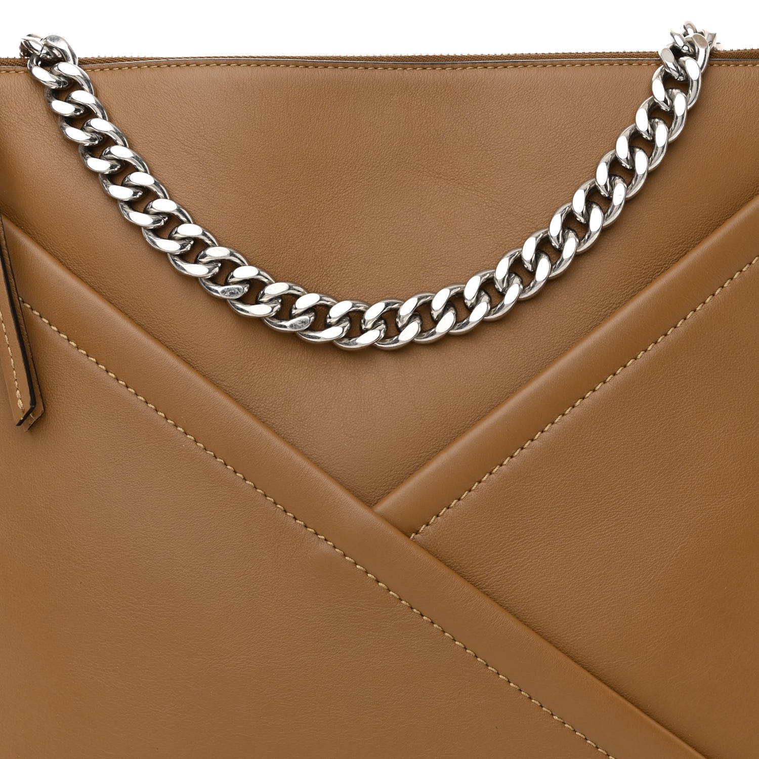 Mulberry Matte Smooth Calfskin Large M Zippered Bag Teak 9 of 11