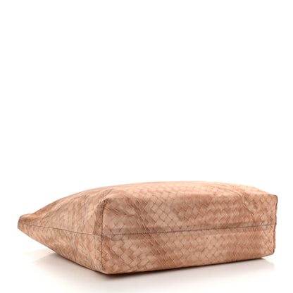 Bottega Veneta Nylon Intrecciolusion Medium Tote Sand 4 of 12