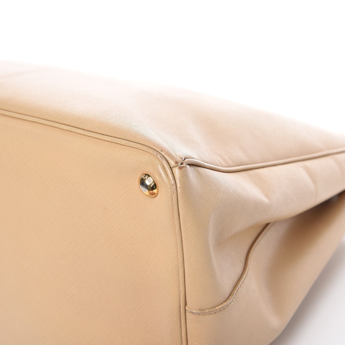Saffiano Lux Large Tote Sabbia