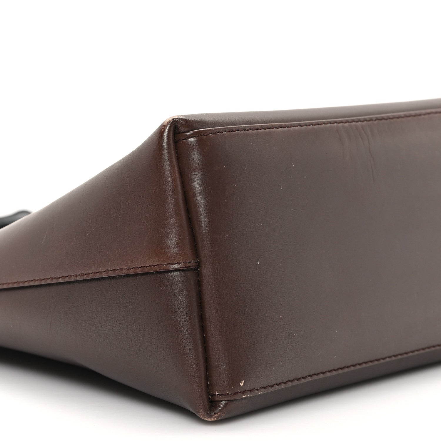 Gucci Calfskin Bamboo Shoulder Bag Brown 11 of 14