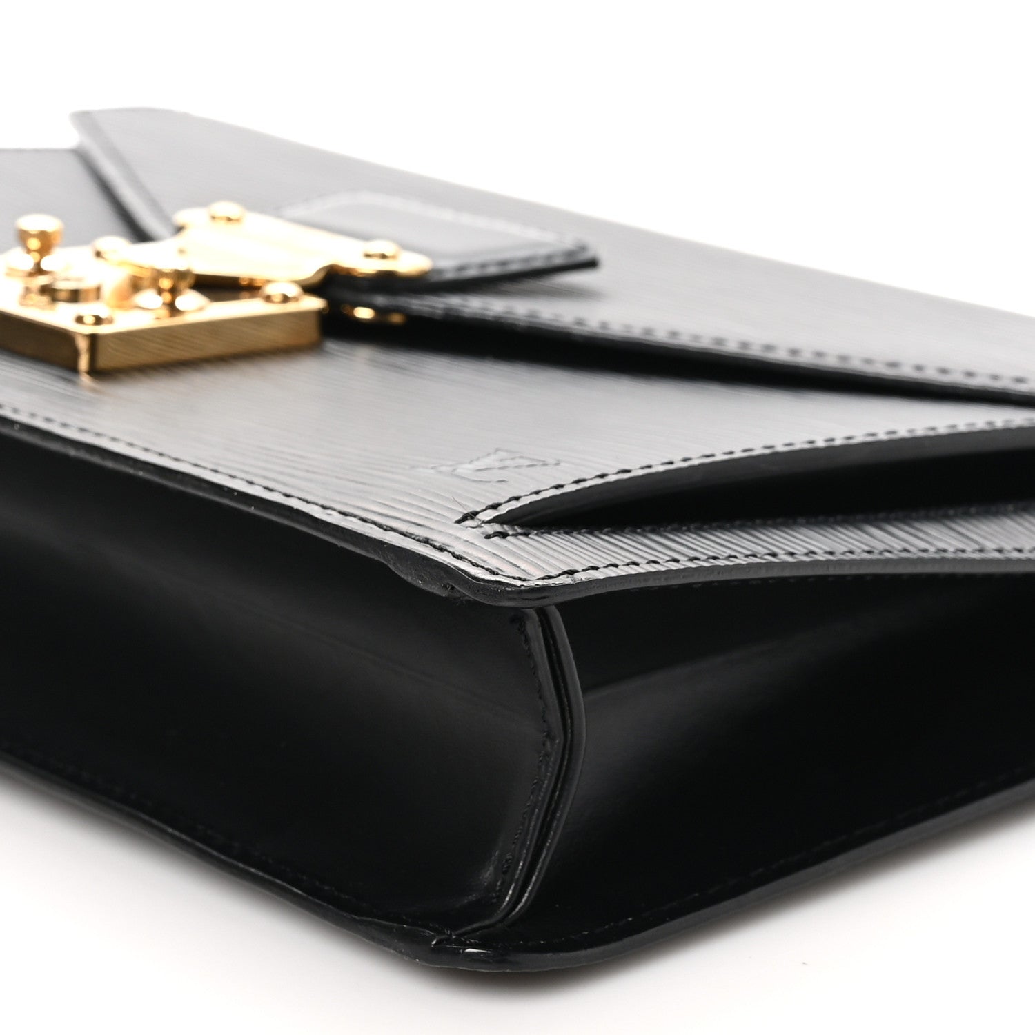 Louis Vuitton Epi Pochette Sellier Dragonne Clutch Black 10 of 10