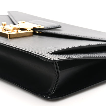Louis Vuitton Epi Pochette Sellier Dragonne Clutch Black 10 of 10