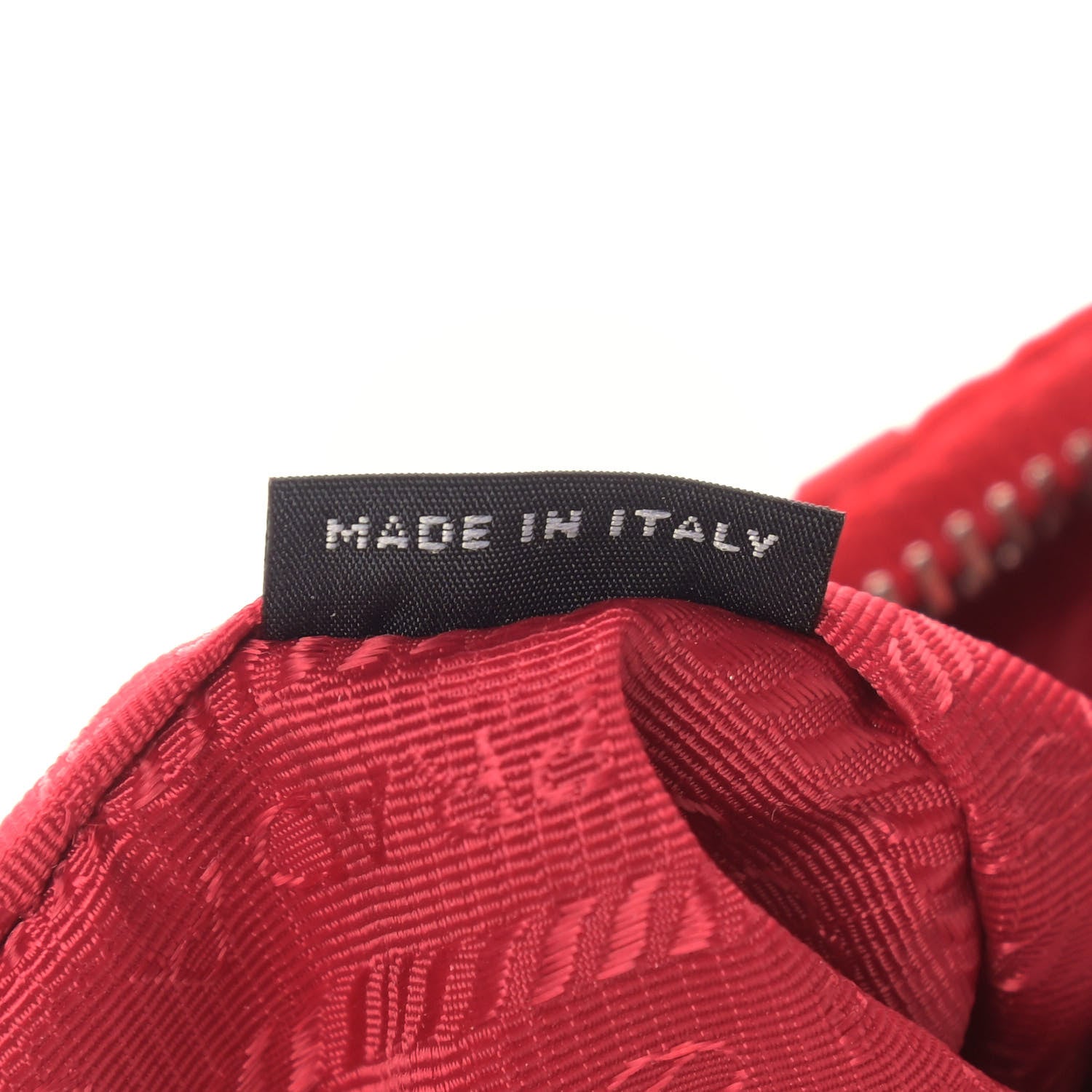 Prada Tessuto Nylon Gaufre Shoulder Bag Rosso 6 of 12