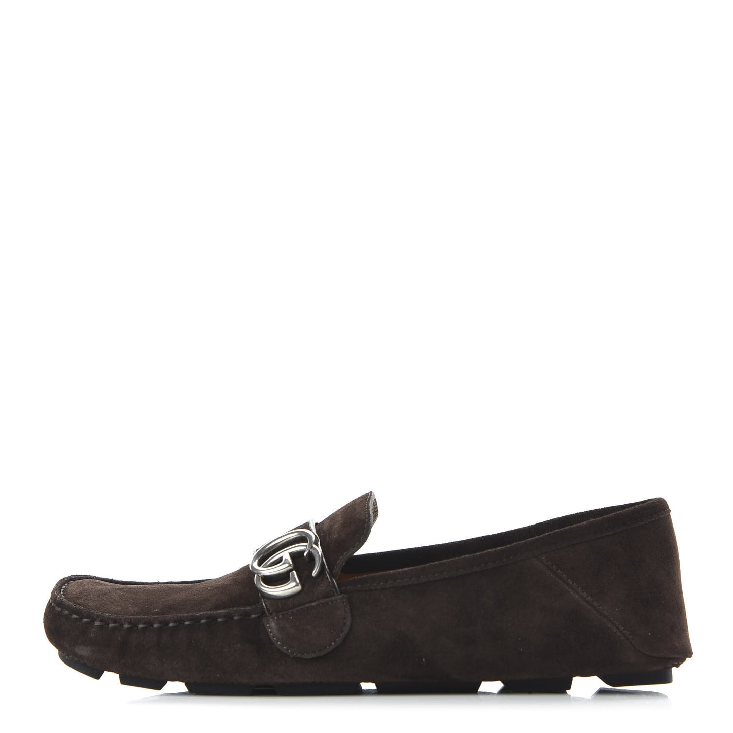 Suede Mens Driver Queen Loafers 8.5 Cocoa