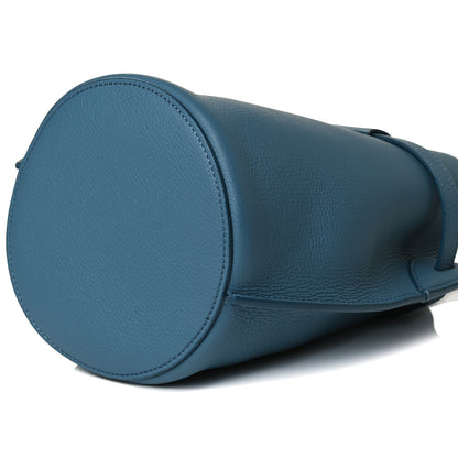Celine Supple Grained Calfskin Nano Big Bag Bucket Slate Blue 10 of 12