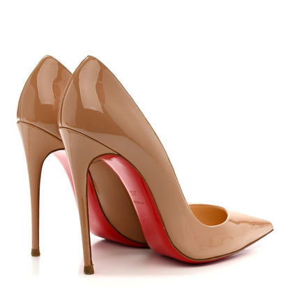 Christian Louboutin Patent So Kate 120 Pumps 39.5 Nude 5 of 9