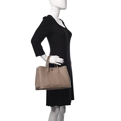 Hermes Vache Country Garden Party TPM 30 Gris Tourterelle 2 of 15