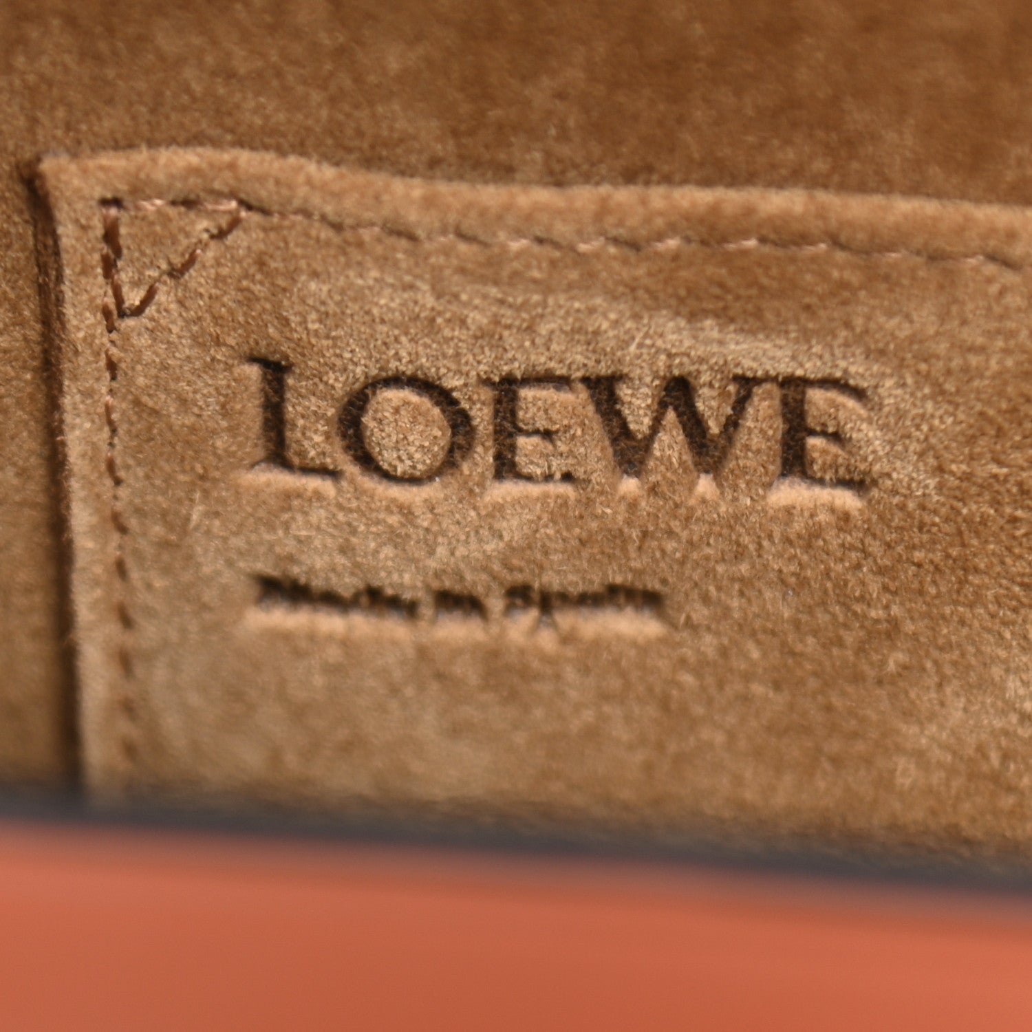 Loewe Calfskin Small Gate Crossbody Bag Rust 7 of 10