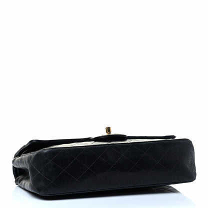 Chanel Lambskin Quilted Medium Double Flap Black 3 of 4