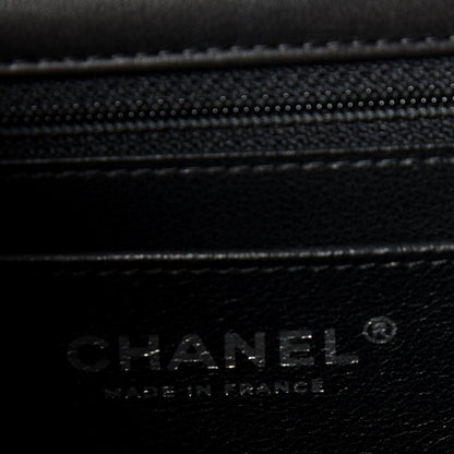Chanel Lambskin Quilted Mini Rectangular Flap Black 6 of 12