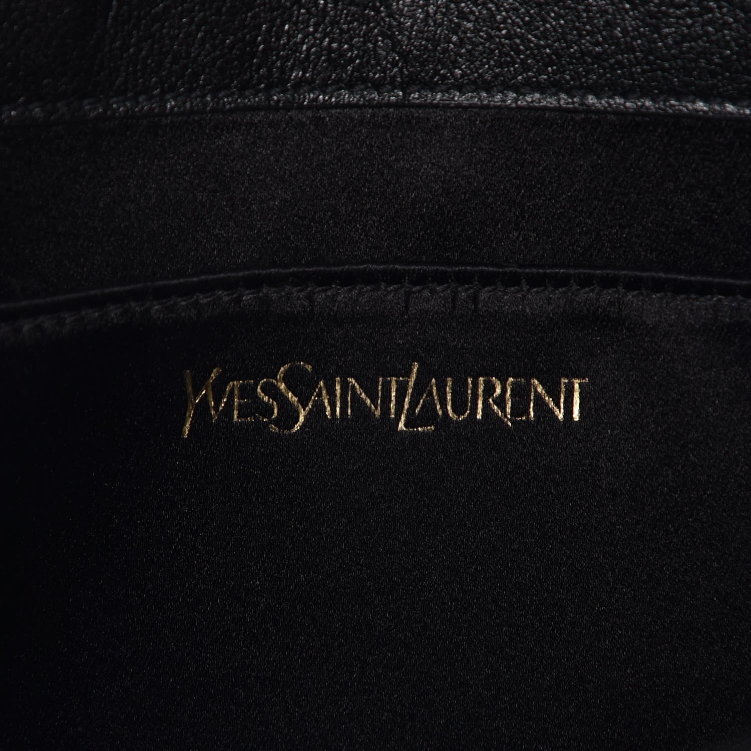 Saint Laurent Calfskin Monogram Large Belle De Jour Clutch Black 6 of 7