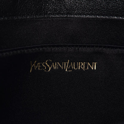 Saint Laurent Calfskin Monogram Large Belle De Jour Clutch Black 6 of 7