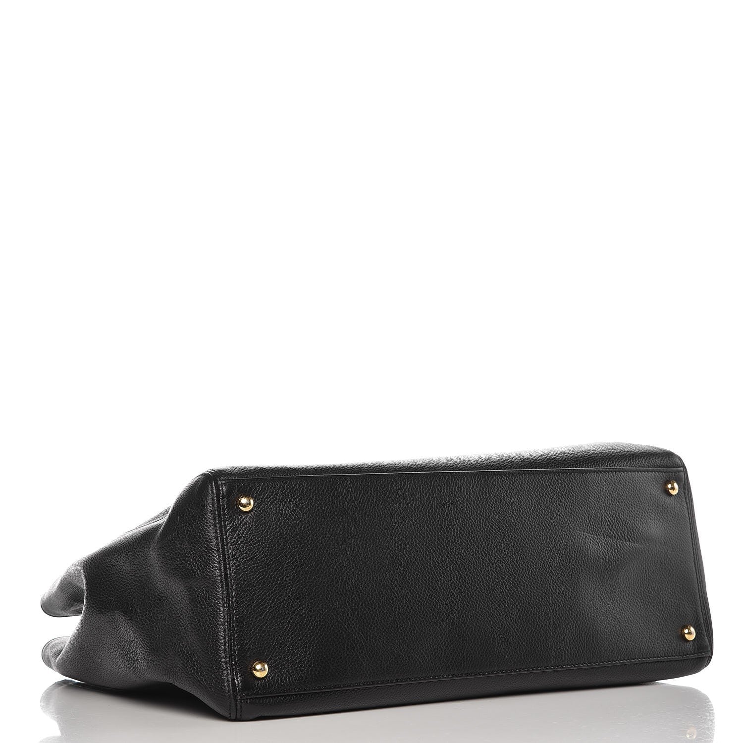 Chanel Calfskin Cerf Executive Shopper Tote Black 4 of 13
