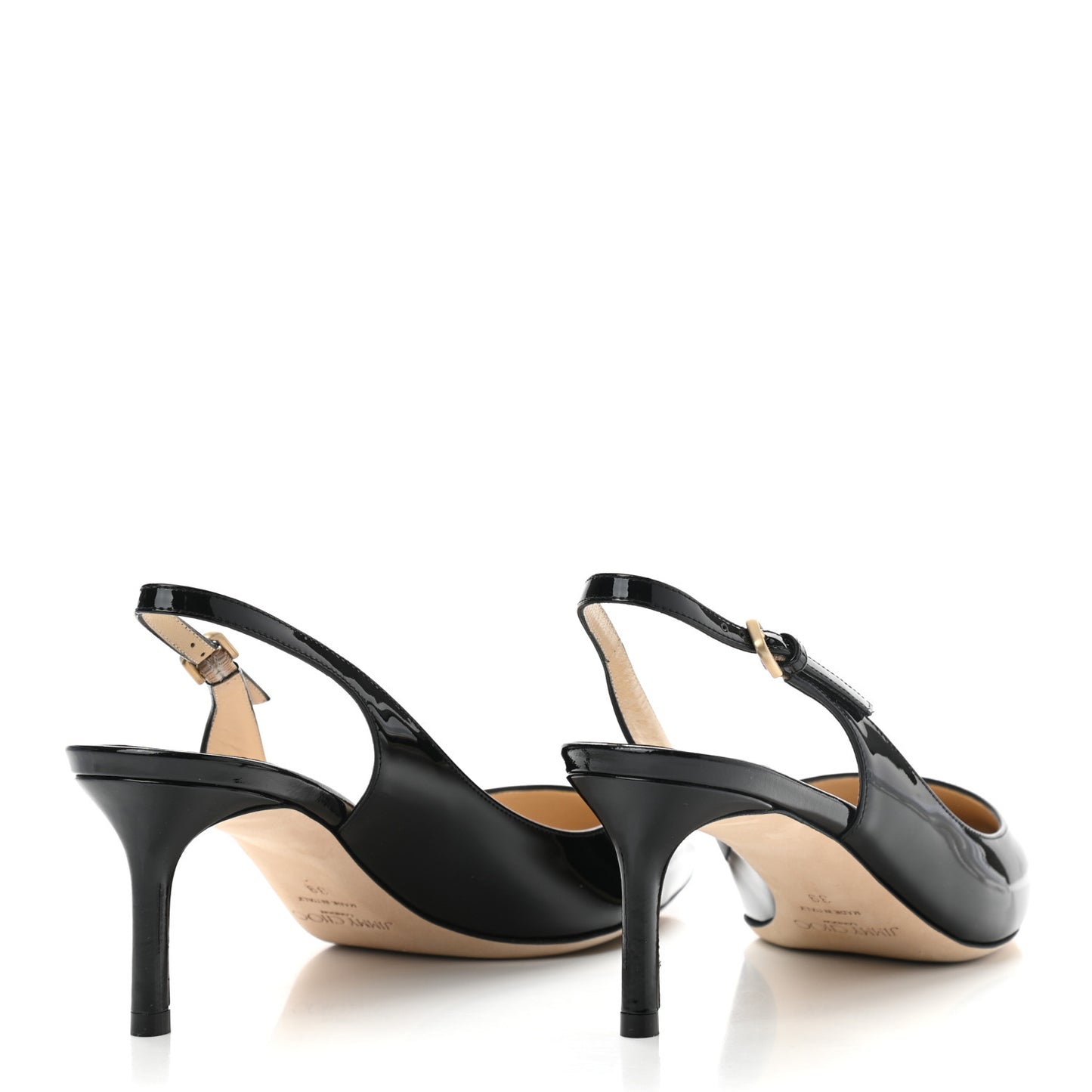 Patent Erin 60 Slingback Pumps 39 Black