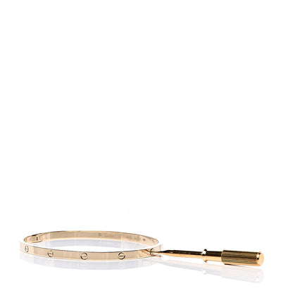 Cartier 18K Yellow Gold Small LOVE Bracelet 18 5 of 6