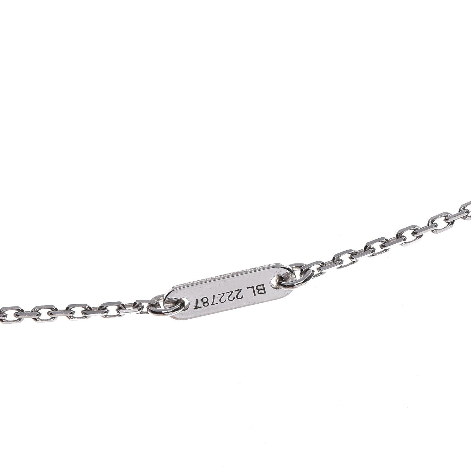 Van Cleef & Arpels 18K White Gold Turquoise Sweet Alhambra Butterfly Pendant Necklace 6 of 7