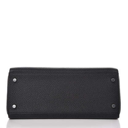 Hermes Togo Kelly Retourne 28 Black 6 of 37