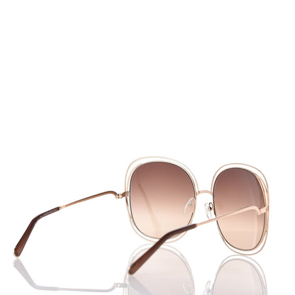 Chloe Oversized Round Sunglasses CE126S Gold 4 of 7