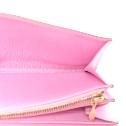 Louis Vuitton Monogram Multicolor Sarah Wallet White Litchi 5 of 6
